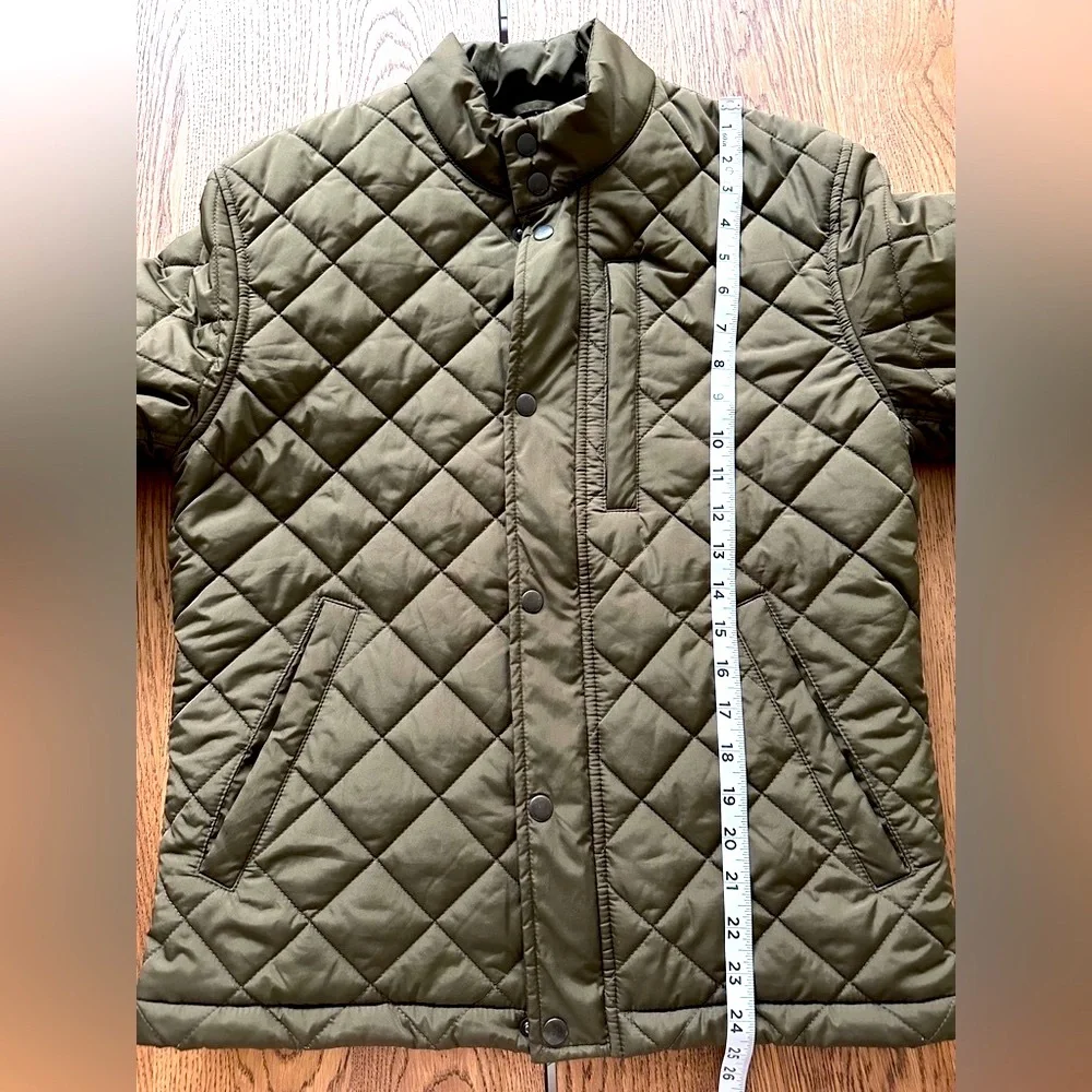 BANANA REPUBLIC HYDRORÉSISTANT DIAMOND QUILTED JACKET Size Small - Picture 11 of 15